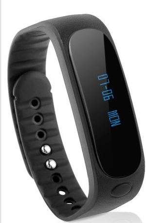 E02 OLED Wrist Band Bracelet Watch Health Pedometer Bluetooth