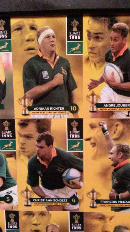 1995 world cup winning Springboks