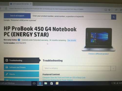 *BUSINESS LAPTOP OF THE DAY*HP PROBOOK 450 G4*i7-7500u*7TH GEN i7*NVIDIA*256SSD*FHD*NEW CONDITION*