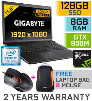 *GAMING LAPTOP OF THE DAY*GIGABYTE P15fv7 i7-7700HQ*7th Generation*NVIDIA GTX 950M*1000GB SSHD*