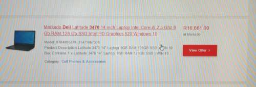 Ultimate 6th Gen DELL LATITUDE*i5-6200u*500gb SSHD*IN WARRANTY 2019*8GB RAM*Backlit keyboard*