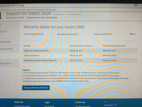 *BRAND NEW*WARRANTY2020*DELL VOSTRO 3559*i3-6100U*4GB RAM*500GB*INTEL SKYLAKE GRAPHICS*