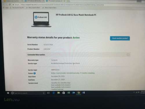 *AS NEW & HP BAG*HP PROBOOK 640G2*i3-6100U*Warranty2020*4GB DDR4*4G LTE*6TH GEN i3*