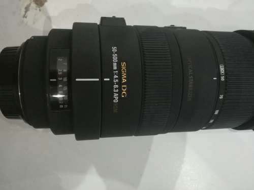 *Advanced Photographers*SIGMA DC*50-500MM*R20000 RETAIL*ULTRA ZOOM*10X POWER*STABILIZER*