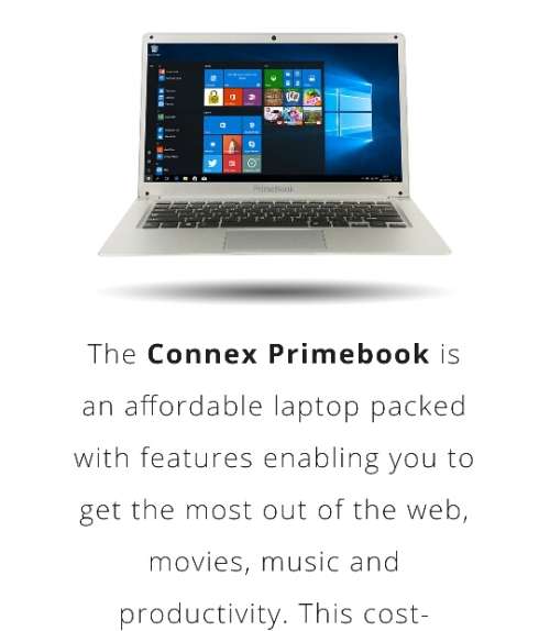 ***BRAND NEW AND SEALED***CONNEX PRIMEBOOK*6TH GEN QUAD CORE*2GB RAM*32GB SSD*HD DISPLAY*