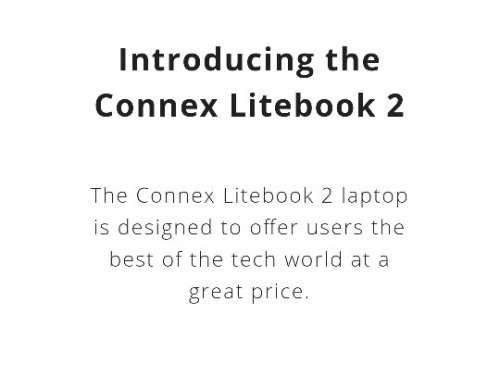 ***BRAND NEW AND SEALED***CONNEX LITEBOOK*6TH GEN QUAD CORE*4GB RAM*32GB SSD*HD DISPLAY*