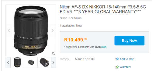 *AS BRAND NEW*NIKO DX VR*AF-S NIKKOR 18-140MM*1:3.5-5.6G ED*VIBRATION REDUCTION ZOOM*R11K RETAIL