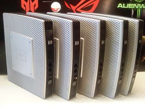 5 x HP TINY SMALL FORM FACTOR DESKTOP'S*HP T5740E THIN CLIENT*INTEL ATOM N280*2GB DDR3*4GB FLASH*