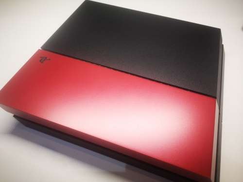 PlayStation 4 PHAT*CUSTOM SIDE PLATE*500GB HDD*ORIGINAL PS4 CONTROLLER*EXCELLENT CONDITION*