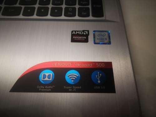 ***Monstrous SPEC Beauty!*LENOVO IDEAPAD 500*i5-6200U*FULL HD*RADEON R7*BACKLIT*1000GB HDD*JBL SPEAK
