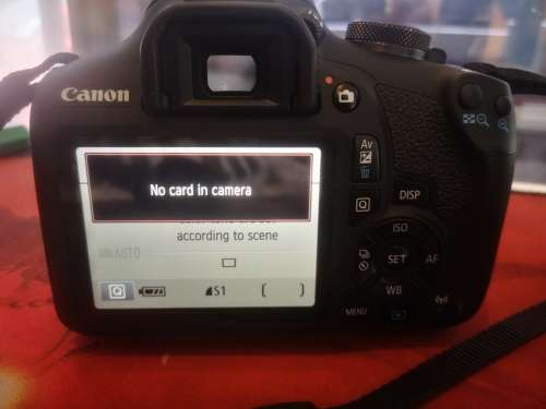 AS NEW-CANON EOS 2000D-247MEGA PIXEL-DIGIC4-FULL HD VIDEO-18-55MM LENS