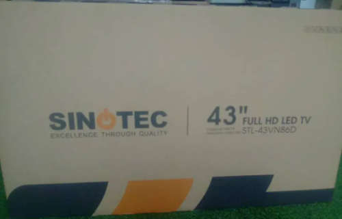BRAND NEW!*SINOTEC 43VN86D*FULL HD*LED*43`*REMOTE PLUS MANUAL BOXED*2 YEAR WARRANTY*