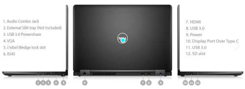 *Top of the Range*Business Elite*DELL LATITUDE 5580*i5-7440HQ*NVIDA940MX*FHD*8GB DDR4*256GB NVME*