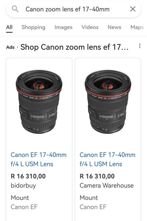 R16K RETAIL!*PRO PHOTOGRAPHY*CANON ZOOM EF 17-40MM*1:4 L USM*ULTRASONIC FOCUS*