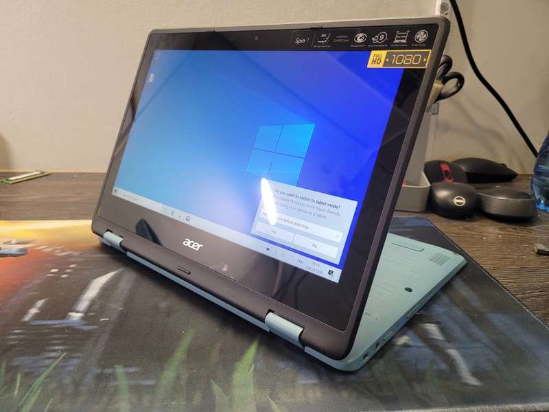 *WHAT A BEAUTY!*ACER SPIN 1*N3350*4GB RAM*256GB SSD*TOUCHSCREEN*360`FLIP*FHD*