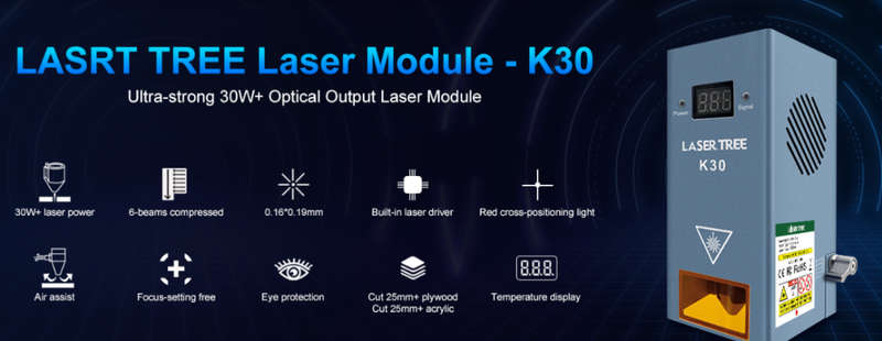 R20K+ LASER ENGRAVER*RETAIL*BRAND NEW!*LASER TREE K30*OPTI 30W+*ALL ACCESSORIES