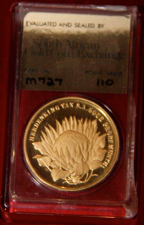 1oz Protea Proof Commemerative Gold Coin