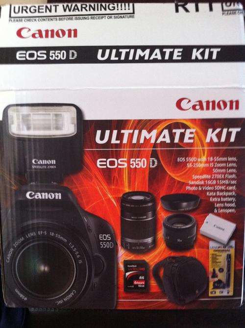Canon 550D ***ULTIMATE BUNDLE KIT**** LOOK INSIDE :-)