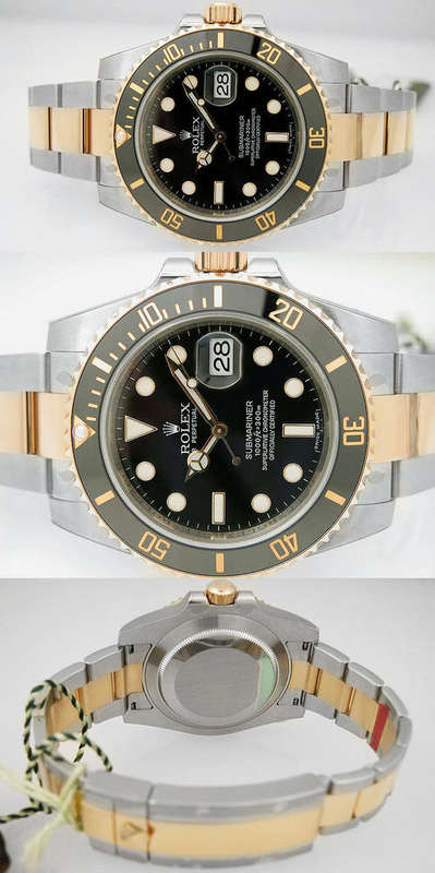 Rolex Bi-Metal Submariner Date 116613 LN (New model)