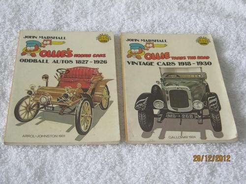 Two Books on Vintage Cars (John Marshall) Printed 1979