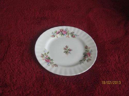 Royal Albert "Moss Rose" Salad/Bread Plate