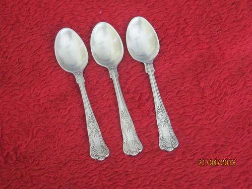 A set of 3 KINGS Pattern EPNS A1 Teaspoons