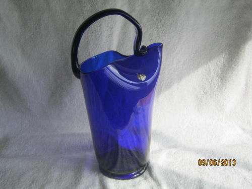 A Bristol Blue Murano Red Wine Pourer