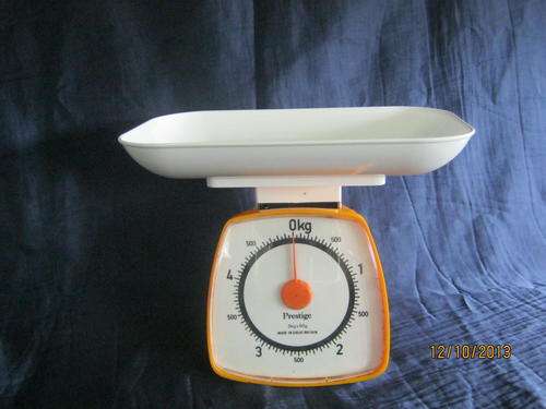 A vintage PRESTIGE KITCHEN SCALE - Very retro looking