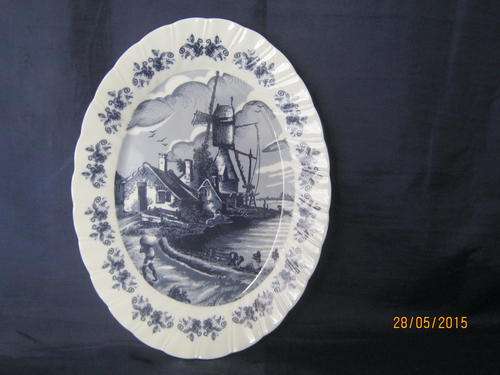 Oval Delft Oude Molen "The Millers Cottage"  Special Edition