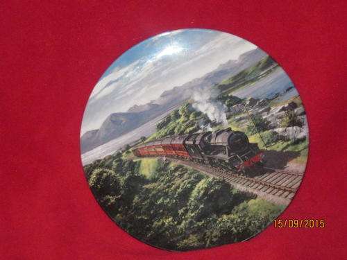 Royal Doulton Sunshine & Steam Collection "By Purple Mountain" Plate 2 of 3