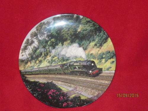 Royal Doulton Sunshine & Steam Collection "Through the Cutting" Plate 1 of 3