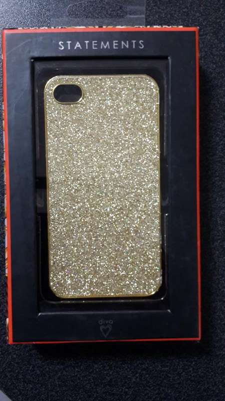 iPhone 4s Cover *Glitter Gold*