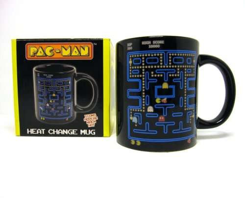 Paladone Pac-Man Heat Sensitive Color Changing Ceramic Coffee Tea Mug Arcade