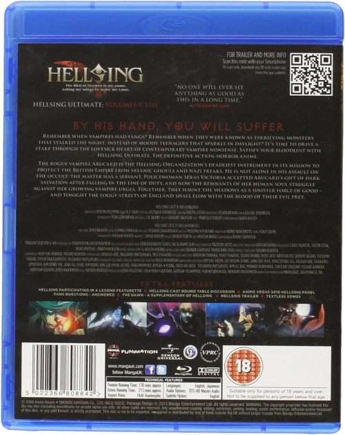 Hellsing Ultimate Parts 5-8 Collection [Blu-ray]