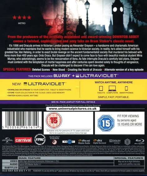 Dracula: Season 1 (2013) [Blu-ray]