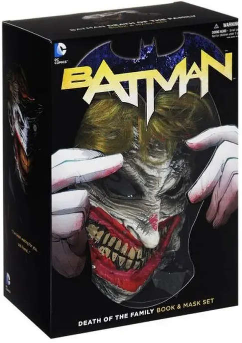 Batman: Death of the Family Book and Joker Mask Set