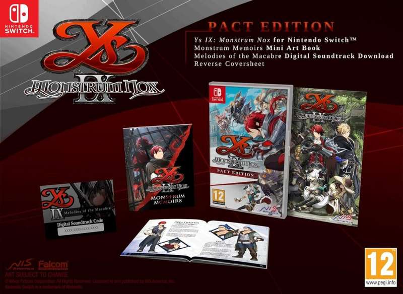 Ys IX: Monstrum Nox - Pact Edition (Nintendo Switch)