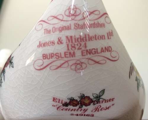 Pair of Jones & Middleton Burslem England - Country Rose - Porcelain Ducks