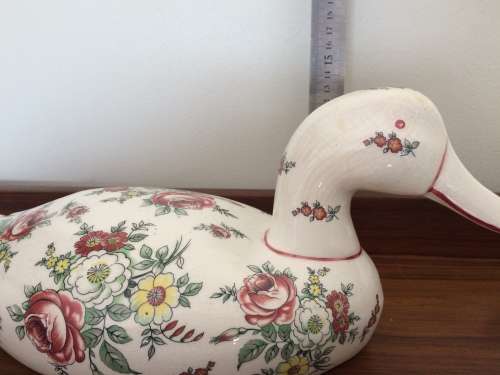 Pair of Jones & Middleton Burslem England - Country Rose - Porcelain Ducks