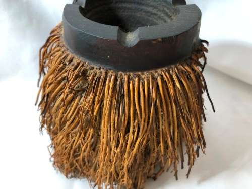 INTRESTING CARVED HEAD WITH BEARD AS AN ASHTRAY(NEVER USED)