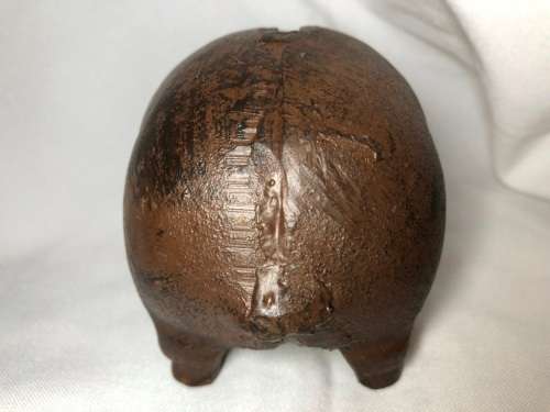 VINTAGE CAST IRON PIGGY BANK