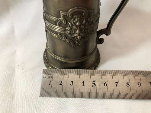 PEWTER BEER MUG LIGHTER - NOT TESTED