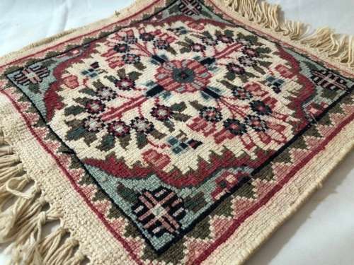 COLLECTION OF 4 SMALL PERSIAN "TABLE" CARPETS - PERFECT CONDITION