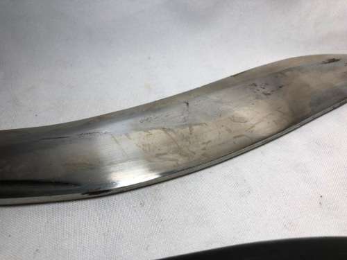KUKRI KNIFE WITH HORN HANDLE IN SHEATH - 41CM