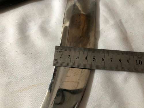 KUKRI KNIFE WITH HORN HANDLE IN SHEATH - 41CM