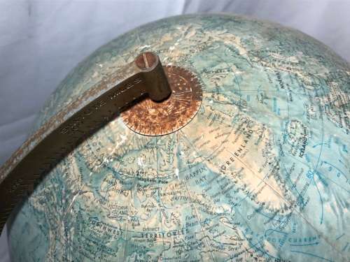 VINTAGE REPLOGLE GLOBE - DIAMETER 29CM
