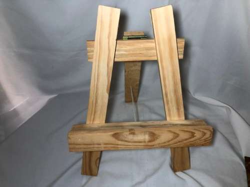 WINDOW GARDEN PAINTING BY ANLI - SMALL EASEL INCLUDED