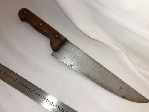 LARGE VINTAGE BUTCHERS KNIFE - 41CM