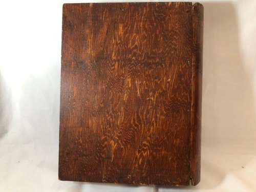 ANTIQUE SECRET BOOK STORAGE MADE FROM WOOD