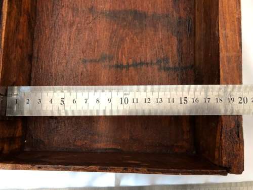 ANTIQUE SECRET BOOK STORAGE MADE FROM WOOD